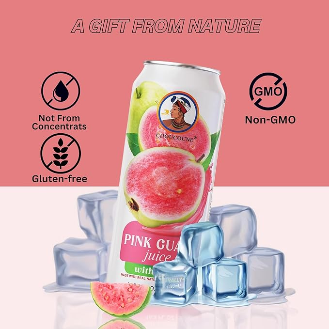 Choucoune Guava Juice 16.57oz (Pack of 12)