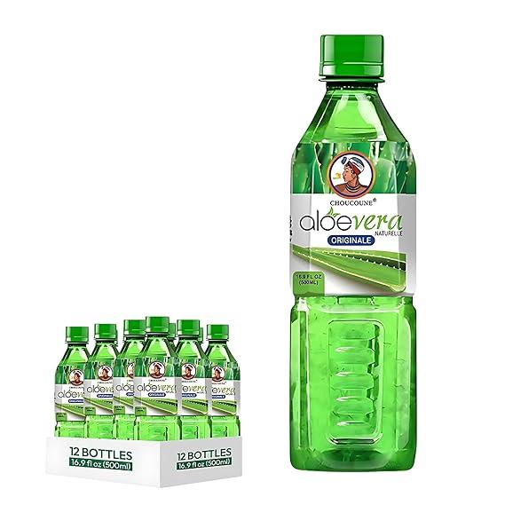 Choucoune Pure Aloe Vera Juice -  16.9oz - (Pack of 12)