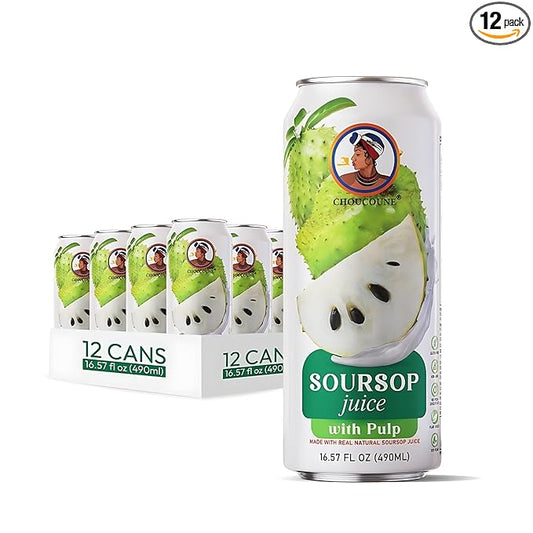 Choucoune Soursop Juice Cane – 16.57 fl oz – (Pack of 12)