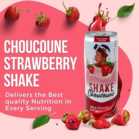 High Protein Strawberry Milk Shake – 10.8 fl oz – (Pack of 12)